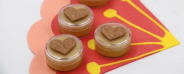 Selbst gemachter Lippenbalsam Plastiktiegel