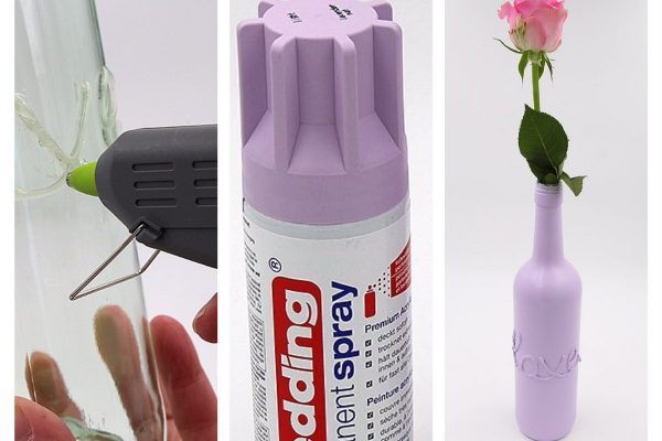 DIY Upcycling Ideen Weinflasche