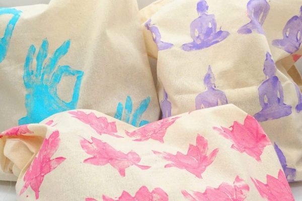 Jutebeutel fürs Yoga selber bedrucken