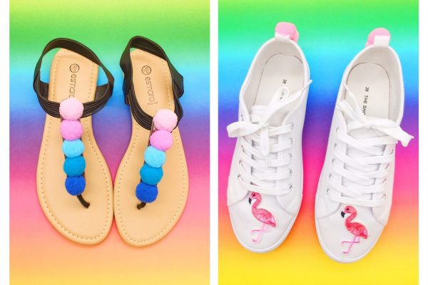 schuhe mit faeden selber dekorieren, sommer outfit selber machen - 3 einfache upcycling ideen für kleidung, Design ideen