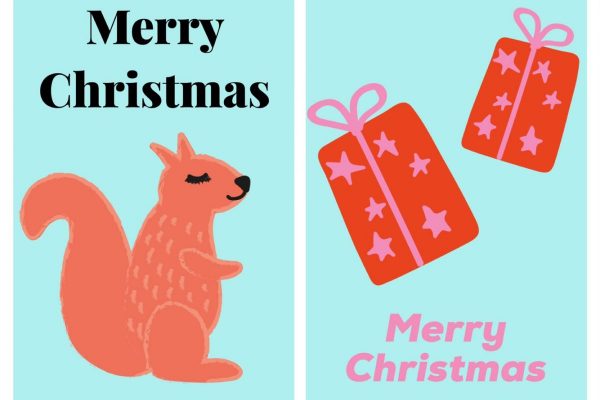 Weihnachtskarten einfach selber machen mit Over Handy App