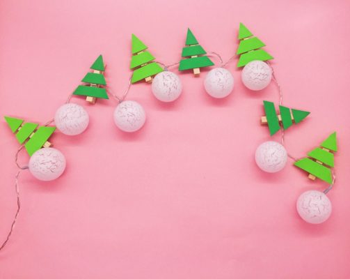 Tannenbaum Lichterkette selber machen mit Video