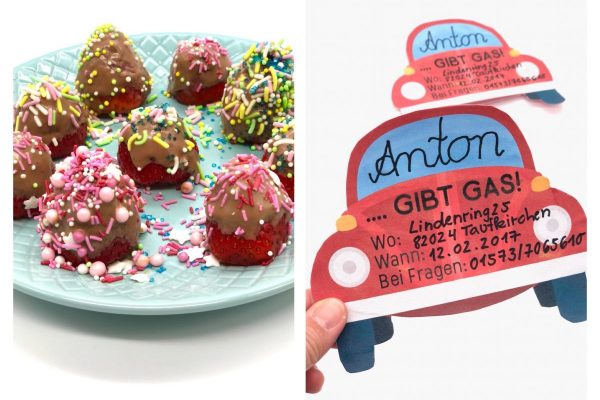 Kindergeburtstag Ideen für Snacks, Einladungen und Tüten in Kooperation mit Ferrero kinder Schokolade