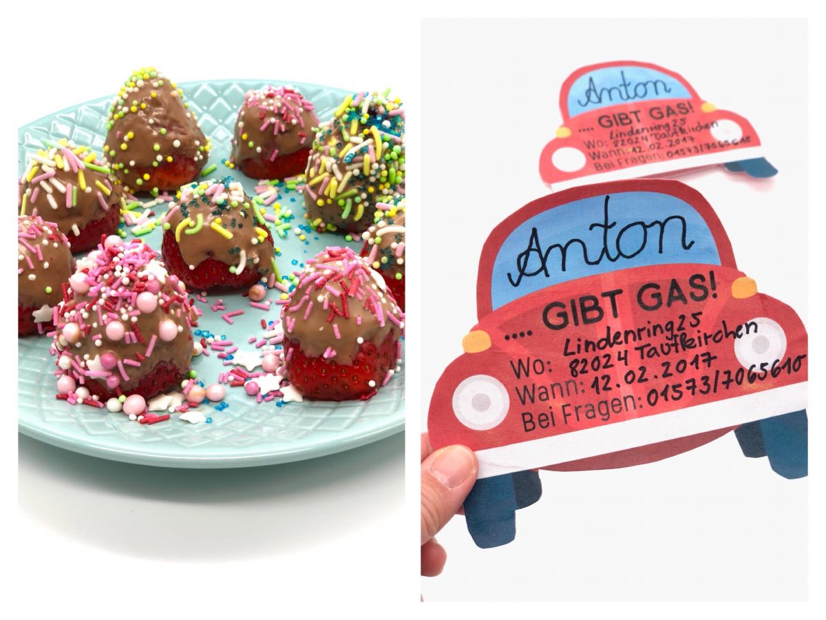 Kindergeburtstag Ideen für Snacks, Einladungen und Tüten in Kooperation mit Ferrero kinder Schokolade