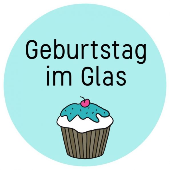 Geschenkideen zum Geburtstag: kostenloses Etikett für einen Geburtstsag im Glas