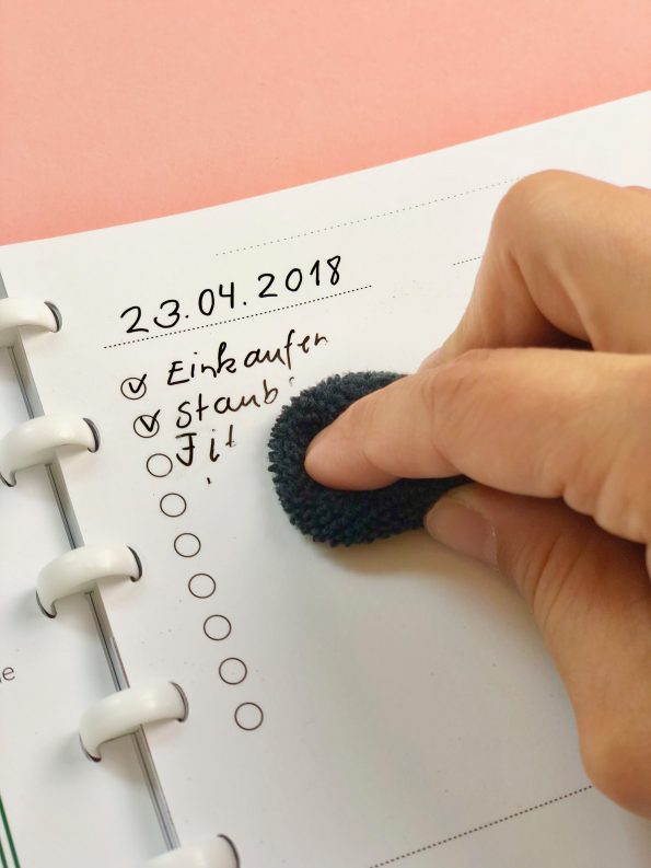 Arbeitsorganisation und Zeitmanagement mit dem Planer und den Listen von GreenBook