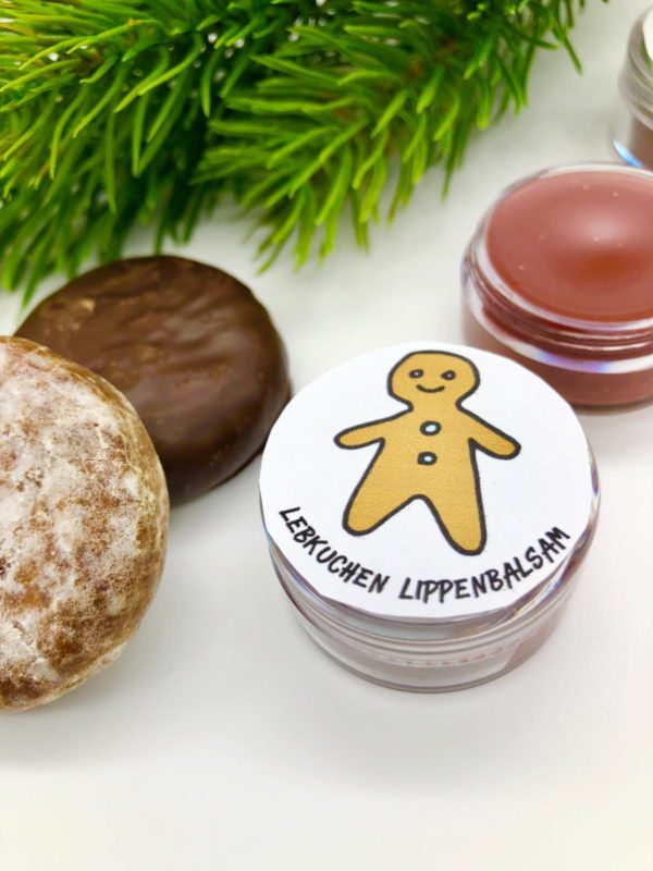 Lippenbalsam mit Lebkuchen Duft selber machen plus Free Printable