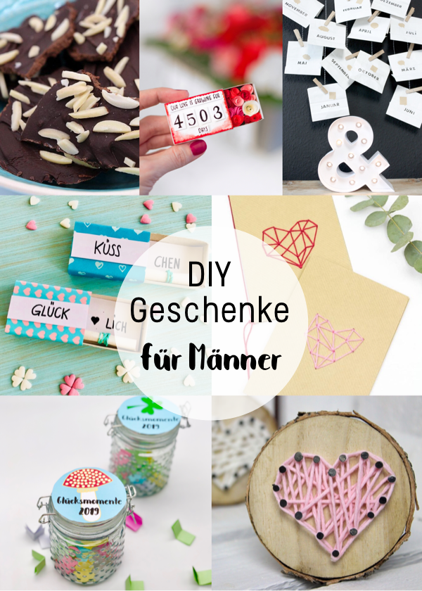 DIY Geschenke für ihn - 8 einfache Ideen zum nach basteln