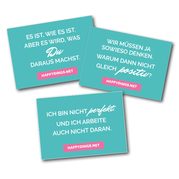 Postkarten Glücks Kurs