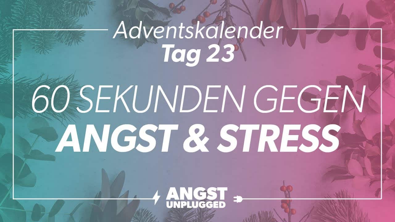 60 Sekunden gegen Stress