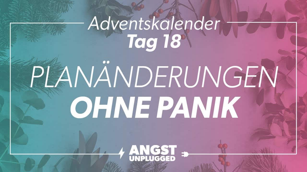 Planänderungen ohne Panik